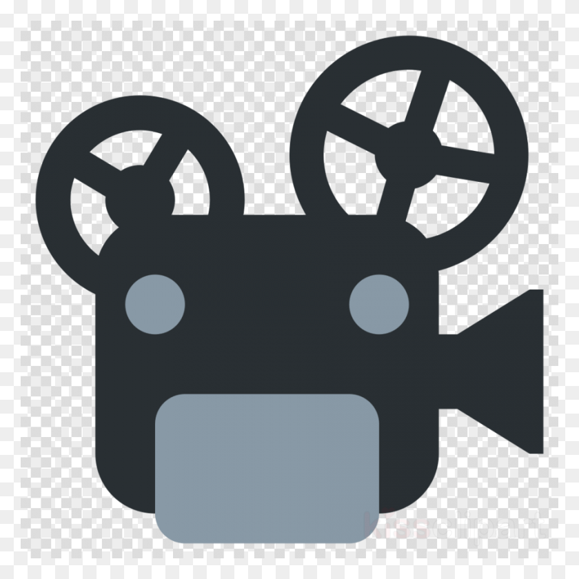 900x900 Emojis De Cine Clipart Cinema Film Movie Projector Clipart Movie Projector, Texture, Polka Dot, Label HD PNG Download