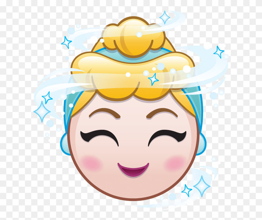 630x647 Descargar Png Emojis De Princesas De Disney Emoji Blitz Cenicienta, Pastel De Cumpleaños, Pastel, Postre Hd Png