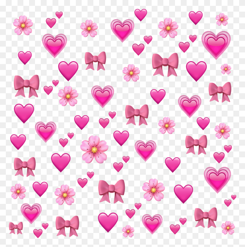 1732x1750 Emojistickers Heart Emoji Emogi Corazone Emojistickers Manchester United F.c., Petal, Flower, Plant HD PNG Download