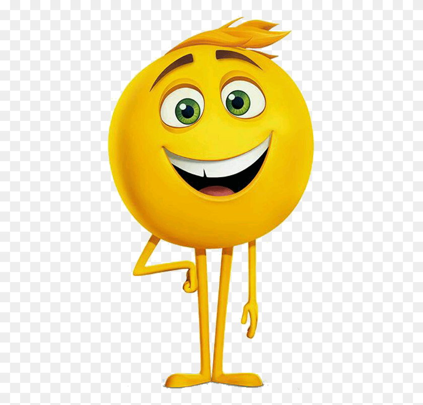 414x744 Emoticon Emoji Movie Main Character, Pac Man, Lamp, Toy HD PNG Download