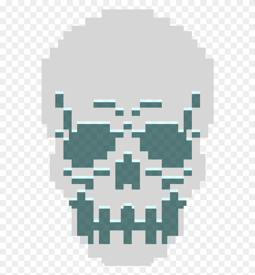 568x847 Emoticon Pixel Skulls, Rug, Graphics HD PNG Download