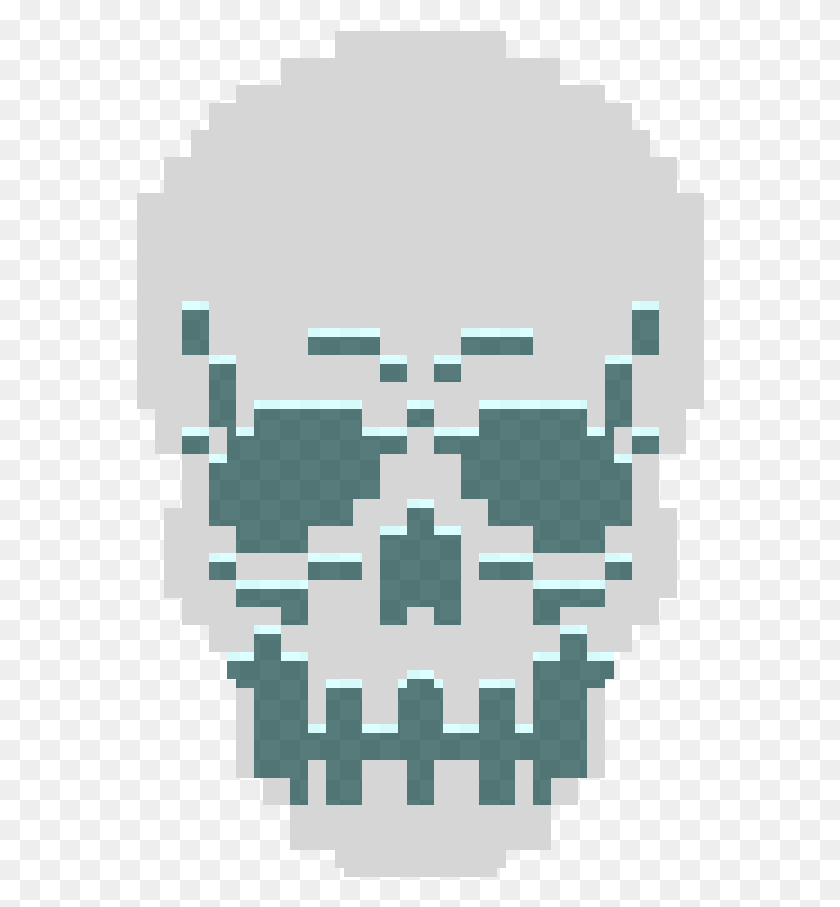 568x847 Descargar Png Emoticon Pixel Skulls, Alfombra, Gráficos Hd Png