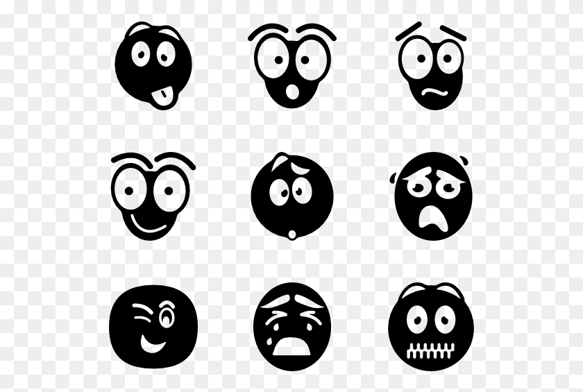 527x505 Emoticons Free Icons For Commercial Use, Gray, World Of Warcraft HD PNG Download