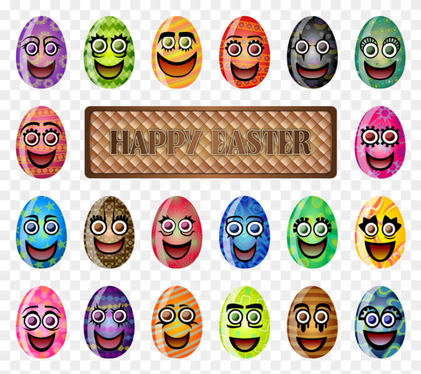 827x729 Emoticonsmileysmile Easter, Food, Label, Text HD PNG Download