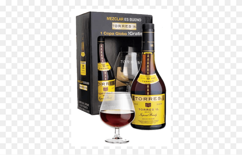 347x481 Empaca Botella De Licor Torres Mas Copa De Regalo Guinness, Alcohol, Beverage, Drink HD PNG Download