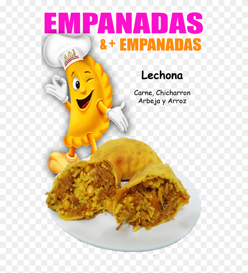 561x865 Empanada De Lechona Empanada, Food, Burrito, Taco HD PNG Download