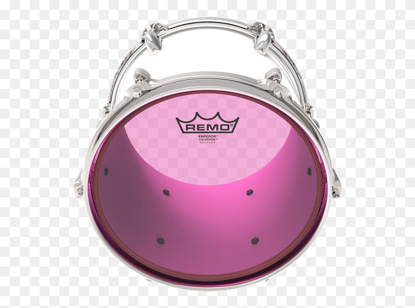 550x564 Emperor Colortone Pink Image Remo Drum, Spoke, Machine, Helmet HD PNG Download