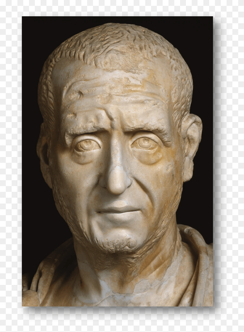 742x1082 Emperor Decius Trajan Decius, Head, Sculpture HD PNG Download