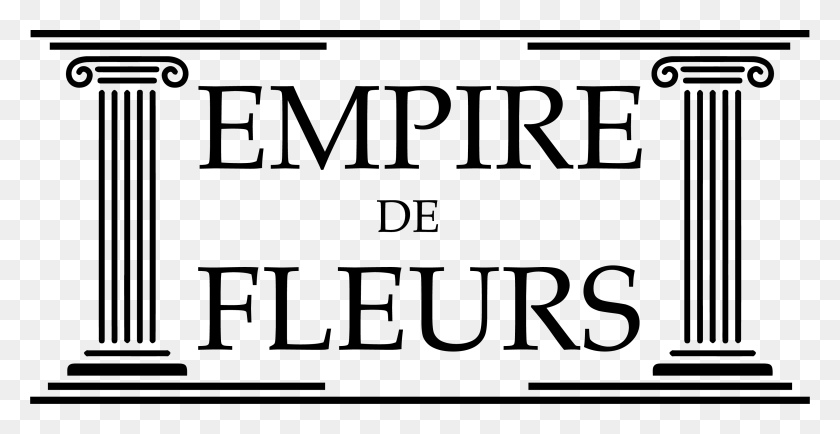 3300x1586 Empire De Fleurs Monochrome, Texto, Alfabeto, Word Hd Png