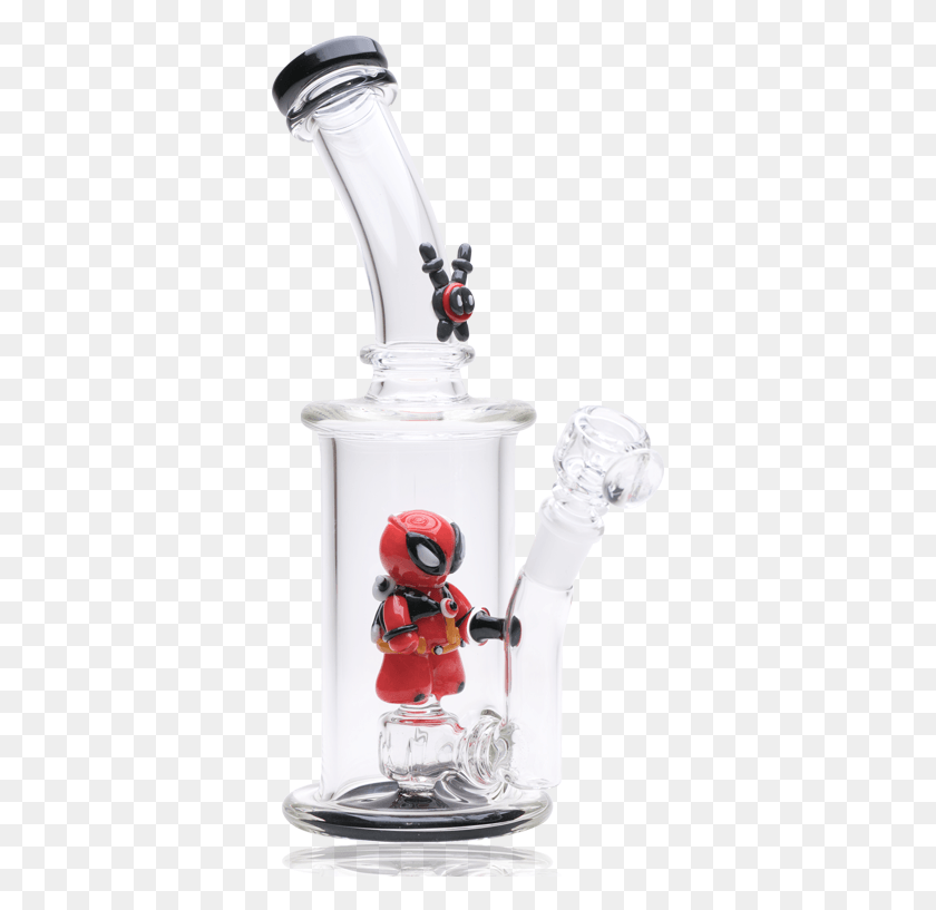 355x757 Empire Glassworks Deadpool Тематический Пьянящий Стеклянный Бонг Блендер, Робот, Цилиндр Png Скачать