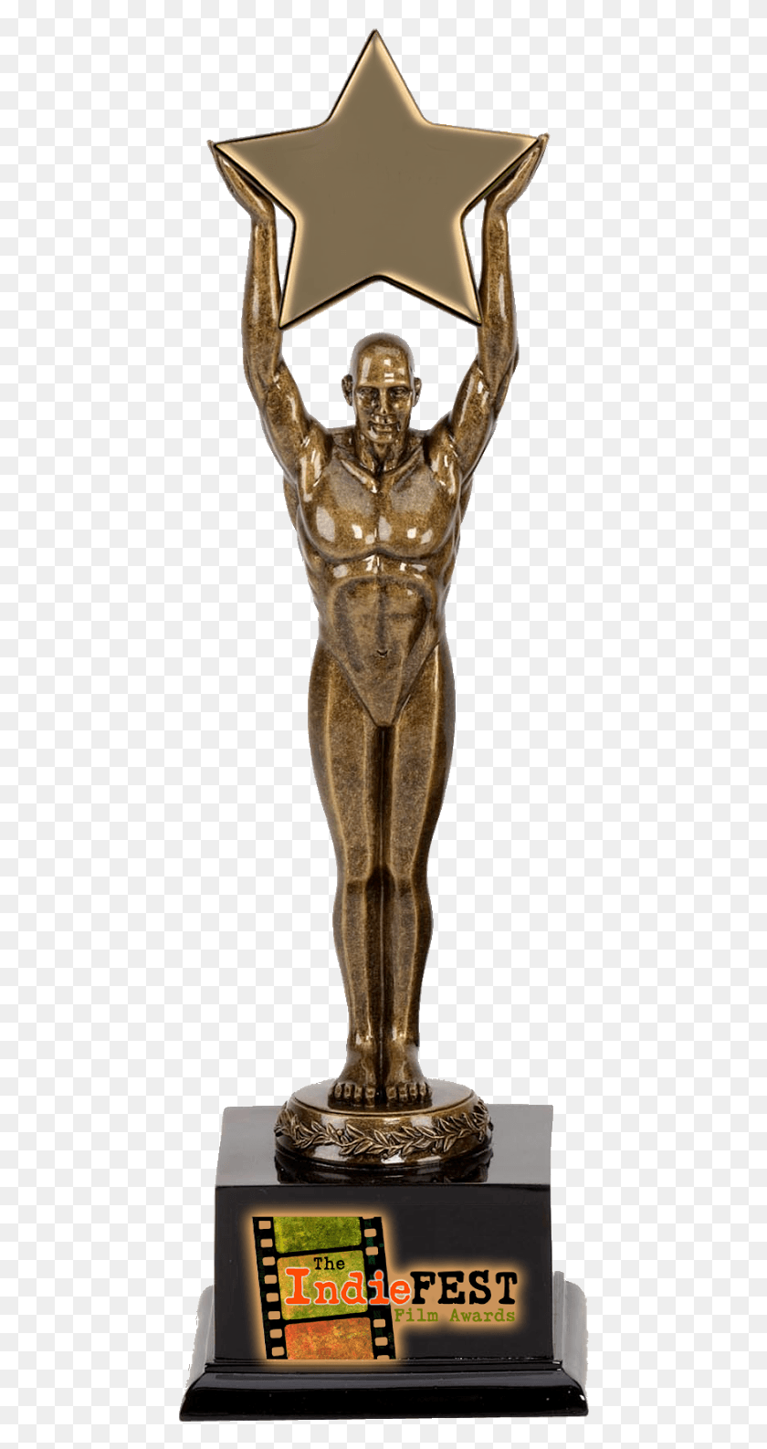 450x1527 Статуя Премии Журнала Empire Magazine Award Статуя Премии Независимого Кино, Бронза, Скульптура Png Скачать