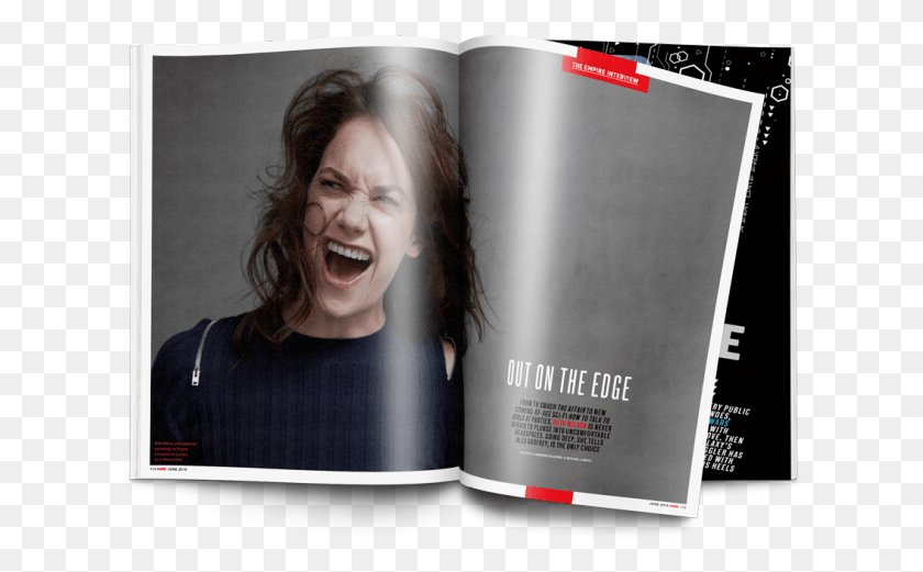 622x461 Empire Magazine Ruth Wilson Tongue, Person, Human, Poster HD PNG Download