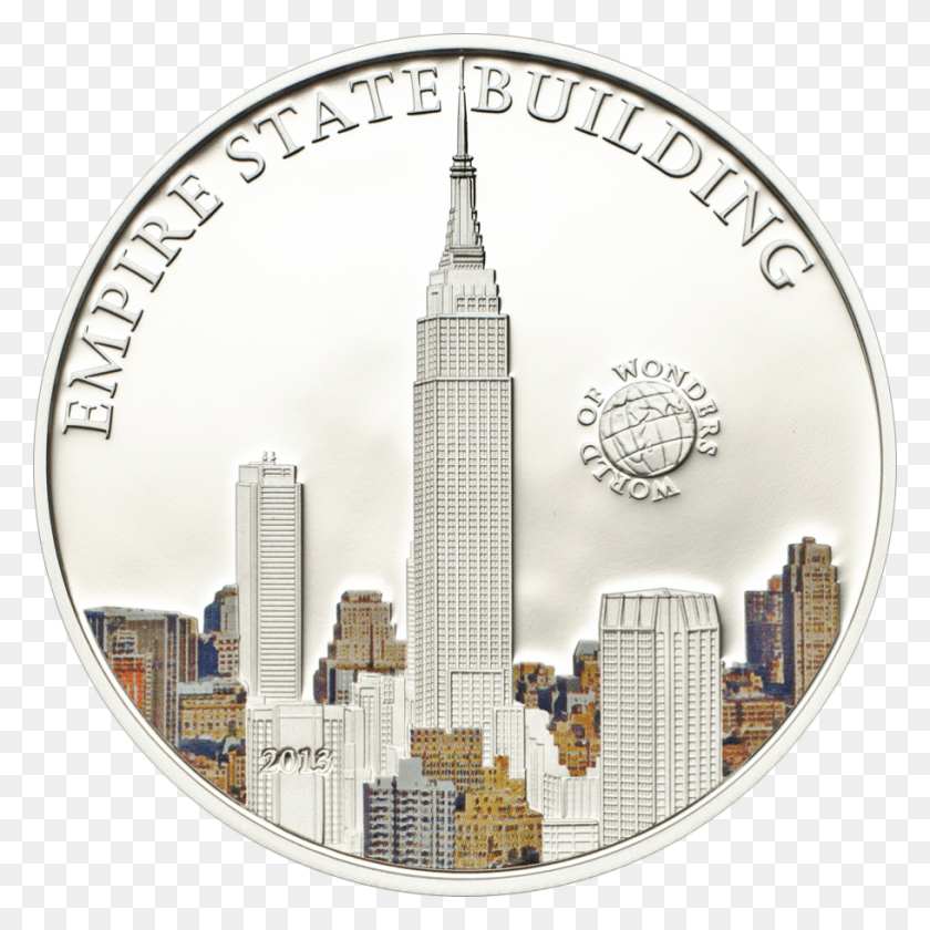 910x910 Empire State Building Cit Coin Invest Ag, Money, Nickel, Clock Tower HD PNG Download