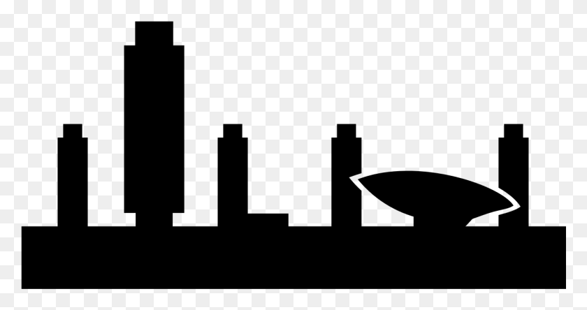 1279x630 Empire State Plaza Symbol Albany Skyline Silhouette, Gray, World Of Warcraft HD PNG Download