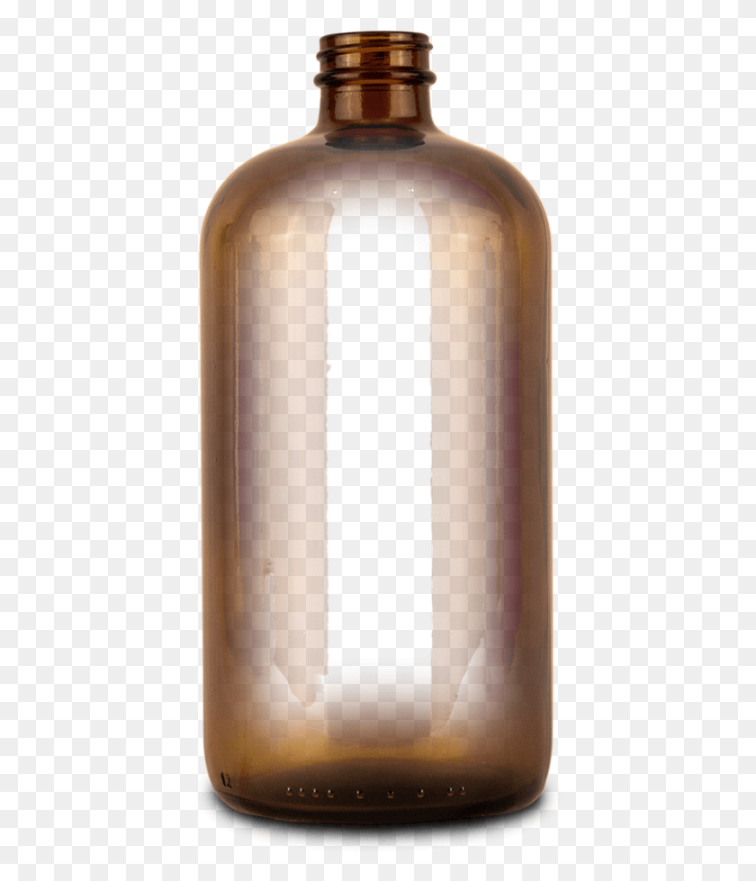 412x919 Empty Amber Glass Bottle For Essiac Tea Storage Glass Bottle, Alcohol, Beverage, Drink HD PNG Download