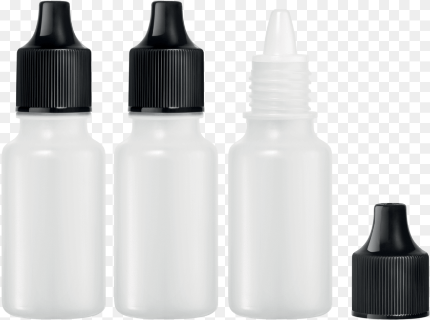 Empty Dropper Bottles 10ml Dropper Cap Bottle Mockup Beverage, Milk, Ink Bottle Transparent PNG