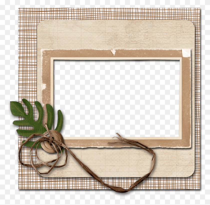1307x1277 Empty Picture Frame Picture Frame, Screen, Electronics, Home Decor HD PNG Download