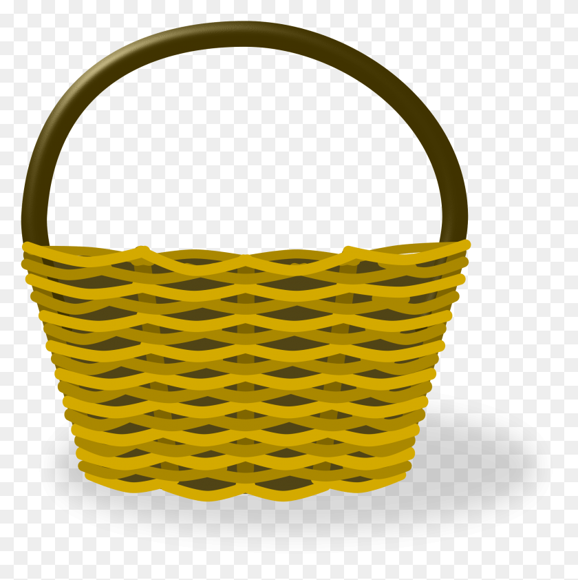 2196x2202 Empty Shopping Basket Hot Air Balloon Basket Cartoon, Shopping Basket, Rug HD PNG Download