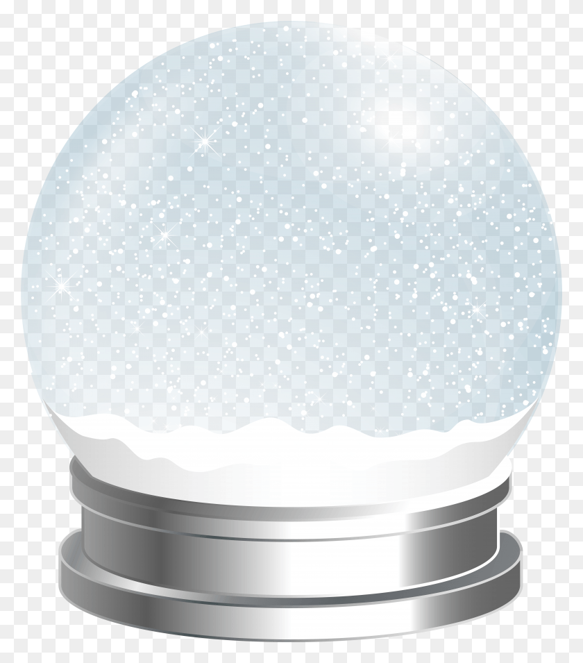 6835x7843 Empty Snow Globe Clip Art Image, Light, Lightbulb, Wedding Cake HD PNG Download