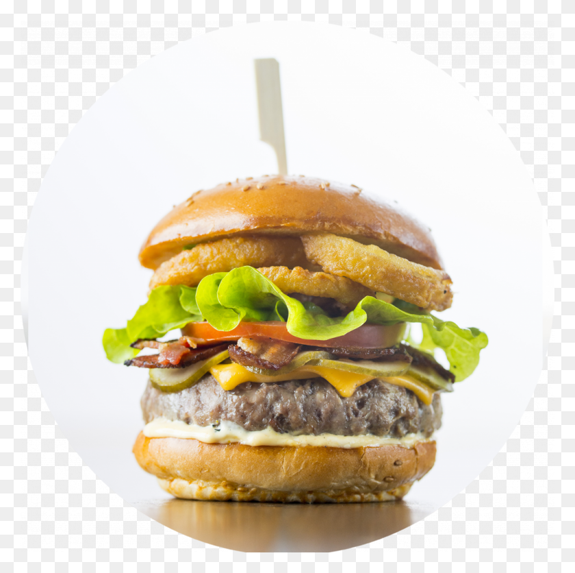 1024x1019 En Esta Oportunidad La Catira Y La Flaca Visitan La Cheeseburger, Burger, Food, Lunch HD PNG Download