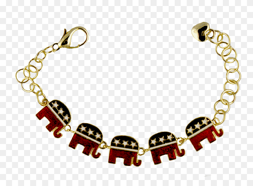 765x560 Enamel Republican Logo Bracelet Bracelet, Accessories, Accessory, Parade HD PNG Download