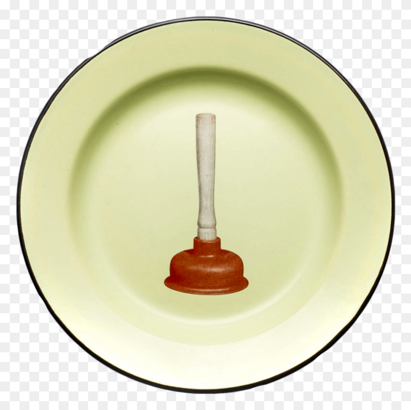 922x920 Enamelware Plunger Plate 26cm Saucer, Ashtray, Bowl, Weapon HD PNG Download