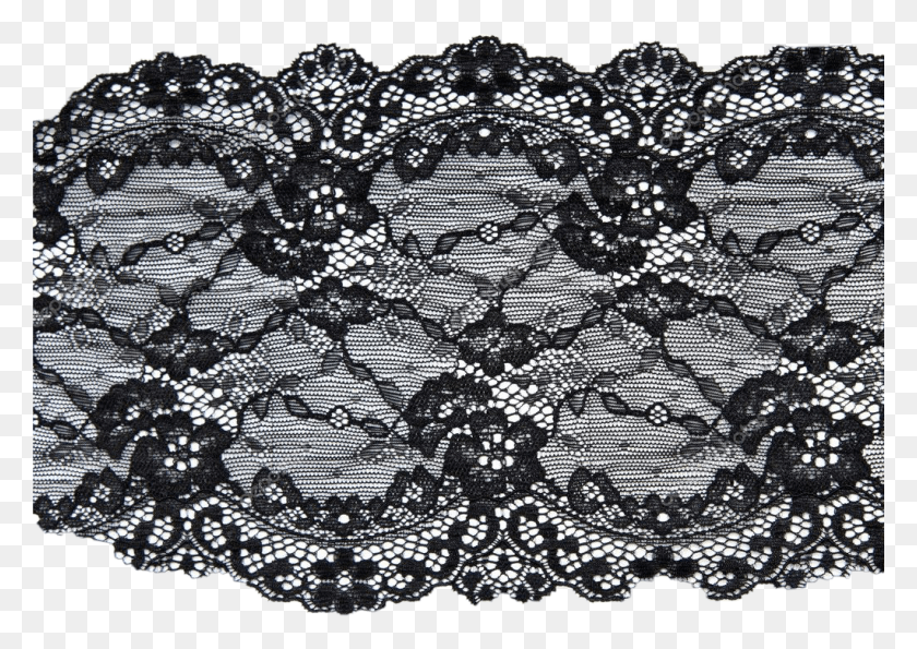 1022x701 Encaje Negro Flores Floral Freetoedit Black Lace Transparent Background, Rug HD PNG Download