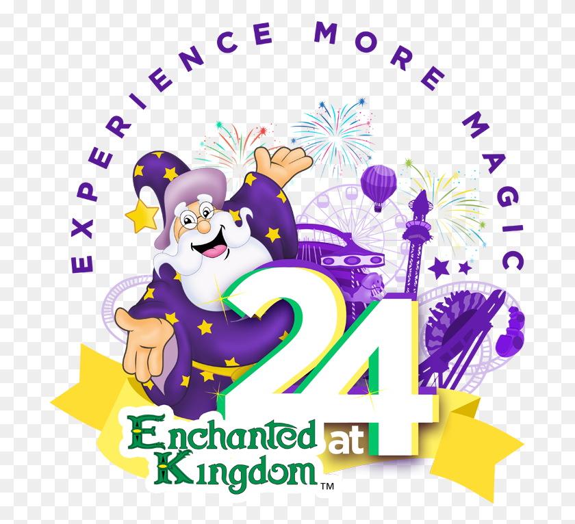 698x706 Enchanted Kingdom, Poster, Advertisement, Graphics HD PNG Download