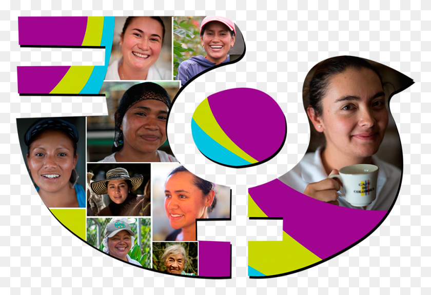 945x625 Encuentro De Mujeres Colombia Collage, Poster, Advertisement, Person HD PNG Download