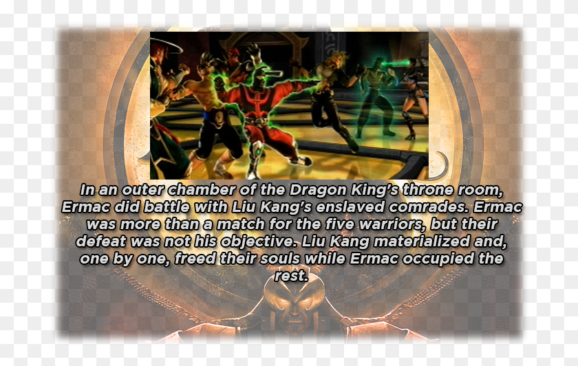 702x472 Descargar Png Finalizando Mortal Kombat Liu Kang, Persona, Humano, Poster Hd Png
