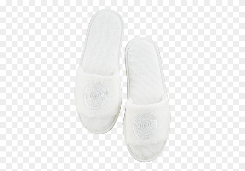331x527 Endota White Slippers Slipper, Clothing, Apparel, Footwear HD PNG Download