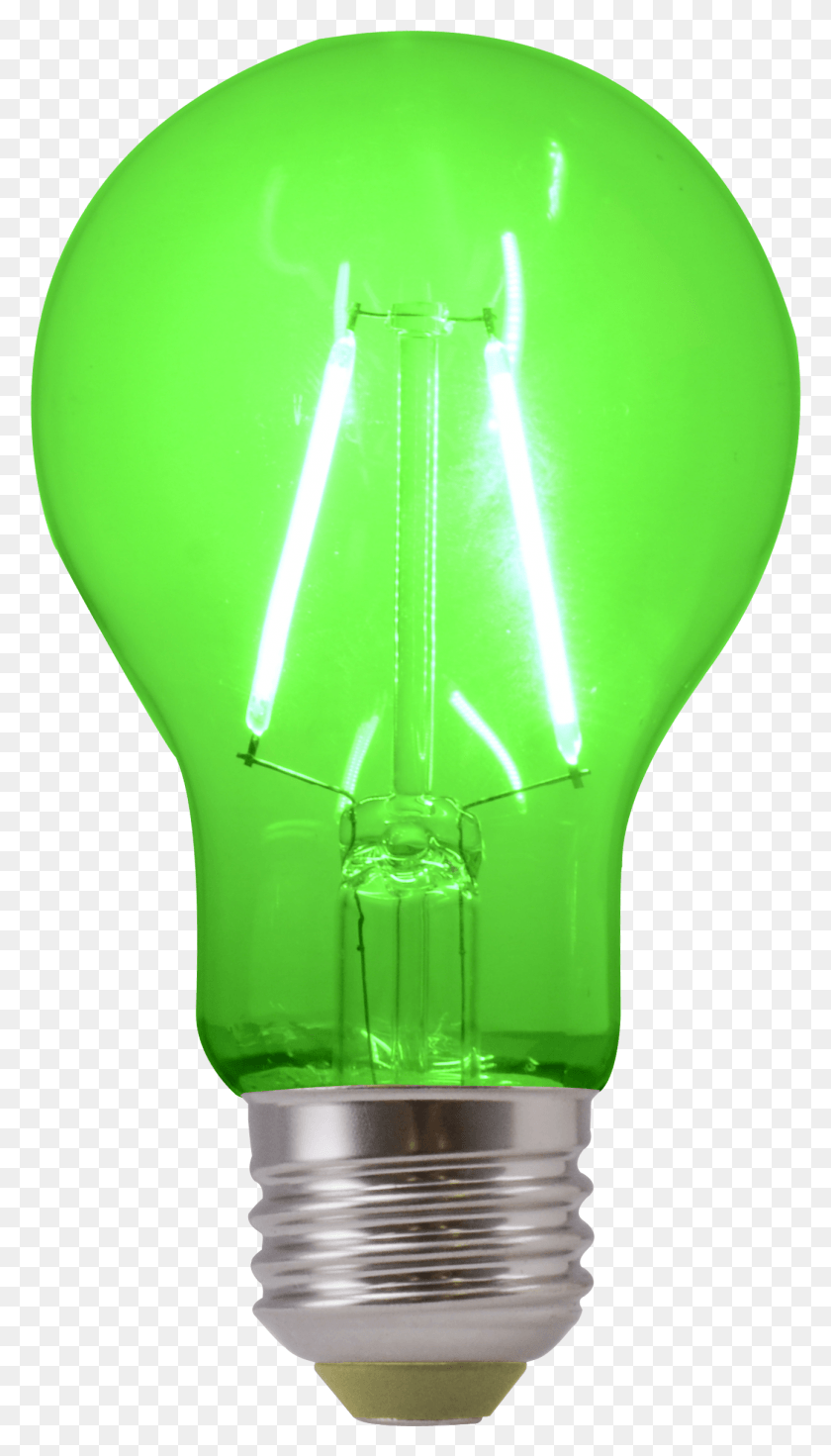 1292x2338 Energetic Led Color Filament Light Bulbs 2w Green Incandescent Light Bulb, Lightbulb, Balloon, Ball HD PNG Download
