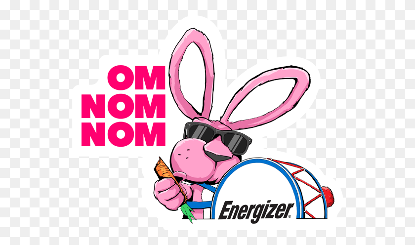 549x436 Energizer Bunny Stickers Messages Sticker 2 Energizer Bunny Stickers, Sunglasses, Accessories, Accessory HD PNG Download