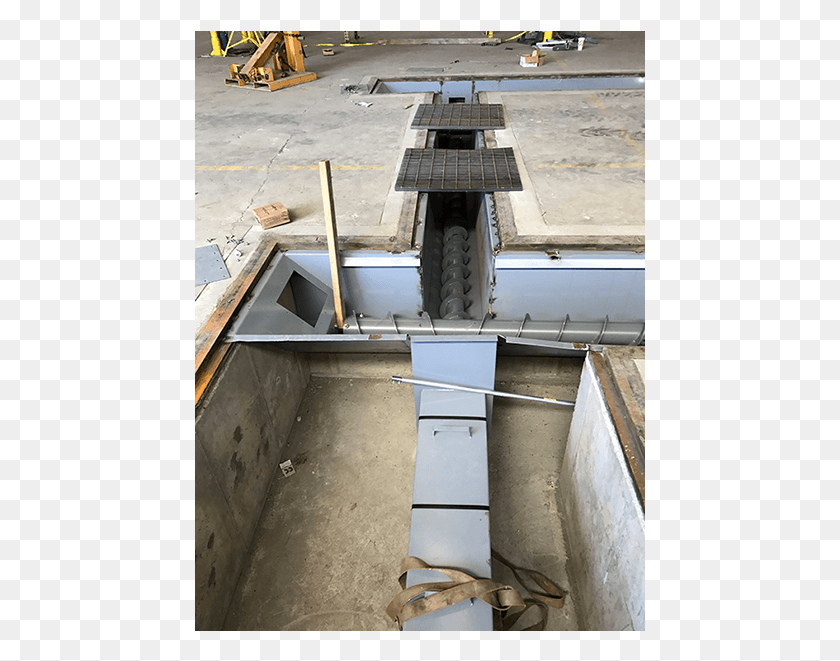 451x601 Energy Blast Room Auger Cross Section View Plywood, Slate, Concrete, Airplane Descargar Hd Png