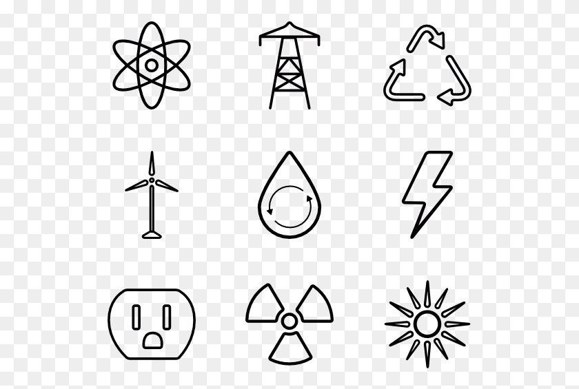 529x505 Energy Energy Icons Vector Free, Nature, Outdoors, Astronomy HD PNG Download