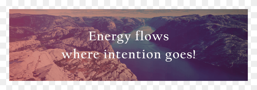 1400x425 Energy Flows Where Intention Goes Norvegiya, Mountain, Outdoors, Nature HD PNG Download