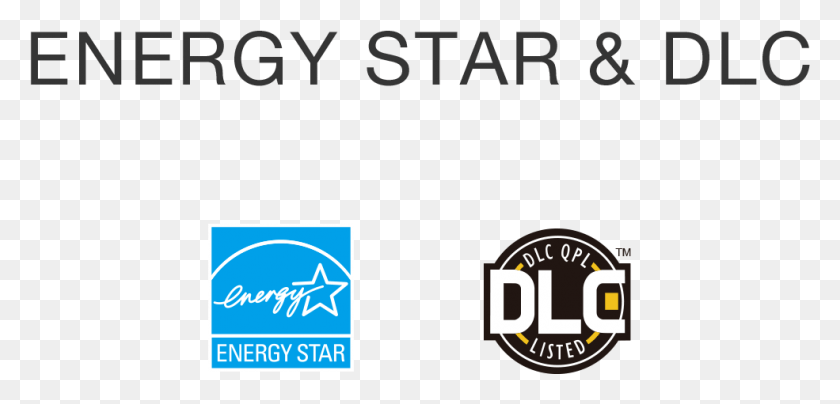 985x435 Energy Star Amp Dlc Energy Star, Text, Logo, Symbol HD PNG Download