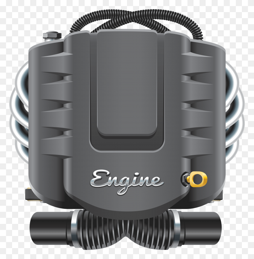 5802x5922 Engine Clip Art Car Engine Clipart, Machine, Light, Mixer HD PNG Download