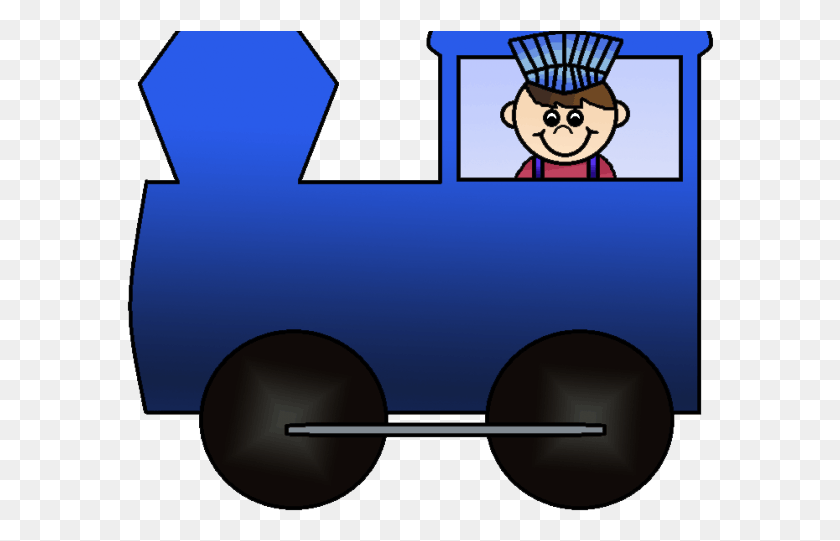 588x481 Engine Clipart Front Train Blue Train Clipart, Sunglasses, Accessories, Accessory HD PNG Download