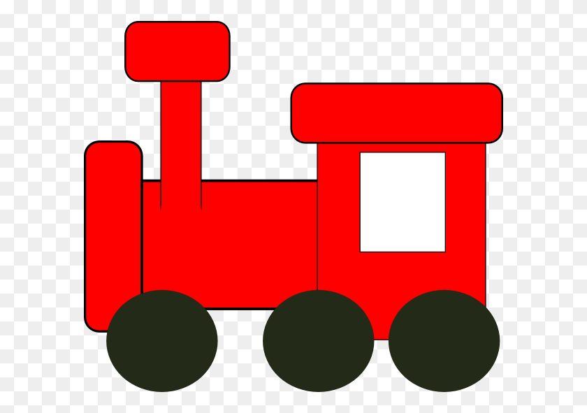 600x531 Engine Clipart Red Train Red Toy Train Clipart, Vehicle, Transportation, First Aid HD PNG Download
