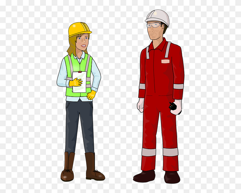 451x613 Engineer Engineering Safety Work Job Career Standing, Helmet, Clothing, Apparel HD PNG Download