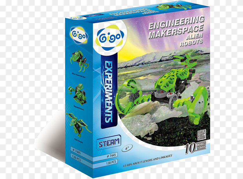 Engineering Makerspace Alien Robots U2013 Gigotoys Water Gun, Machine, Wheel, Disk, Dvd PNG