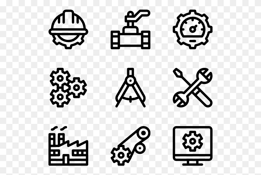 529x505 Engineering Mechanic Icons, Gray, World Of Warcraft HD PNG Download