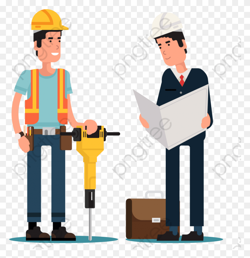928x960 Engineers And Workers Vector Engineer This Art Worker, Person, Human, Clothing HD PNG Download