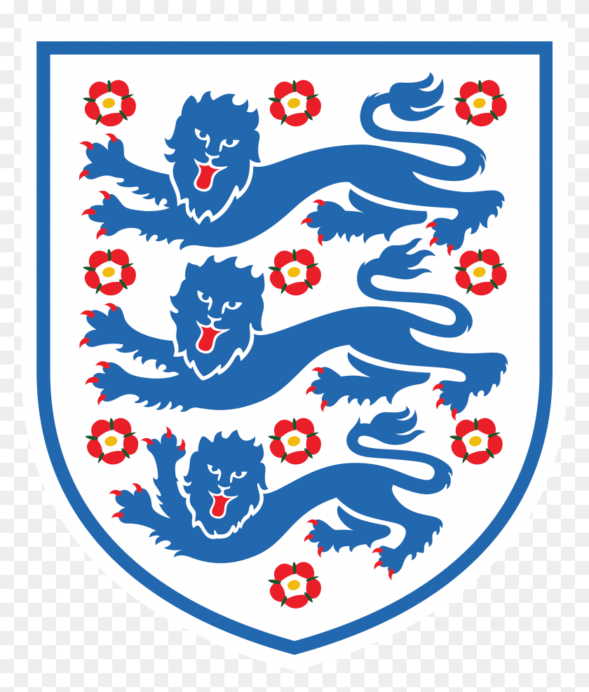 4199x4993 England National Football Team Ampndash Logos Dream League Soccer England Logo, Rug, Pattern, Armor HD PNG Download