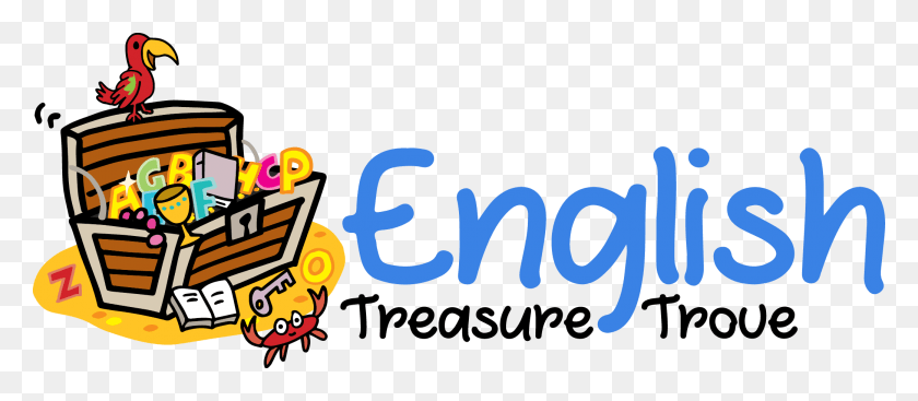 2082x822 English Treasure, Text, Alphabet, Label HD PNG Download