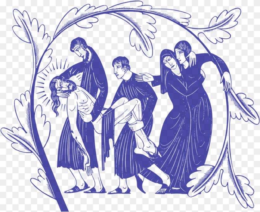 Engravings By Eric Gill Eric Gill Four Gospels Eric Gill, Art, Graphics, Adult, Person Sticker PNG