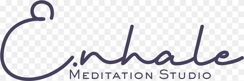 Enhale Meditation Studio, Text Clipart PNG