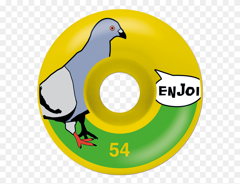 582x582 Enjoi Rodney Mullen 54mm 101a Wheels Cd, Bird, Animal, Dove HD PNG Download