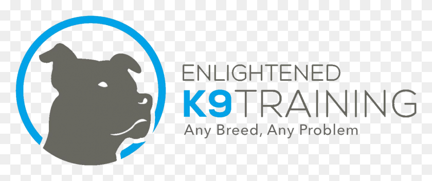 1355x508 Descargar Png Enlightened K9 Training Llc Logotipo, Texto, Palabra, Símbolo Hd Png